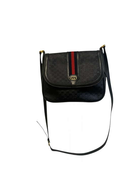 Gucci Ophidia Vintage Crossbody Bag in dark blue