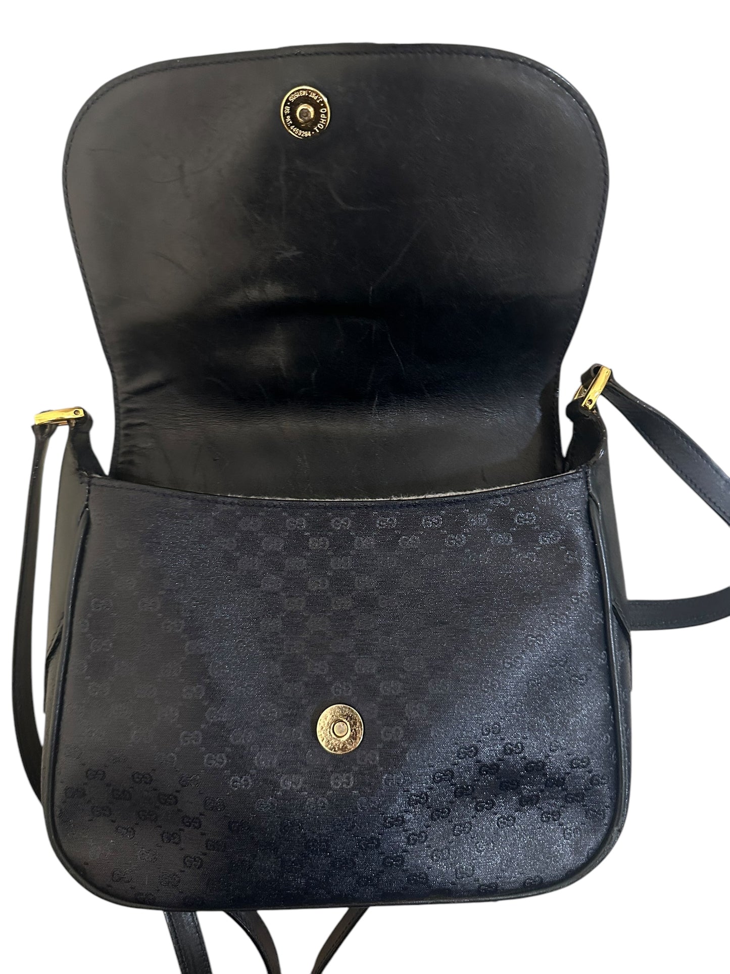 Gucci Ophidia Vintage Crossbody Bag in dark blue