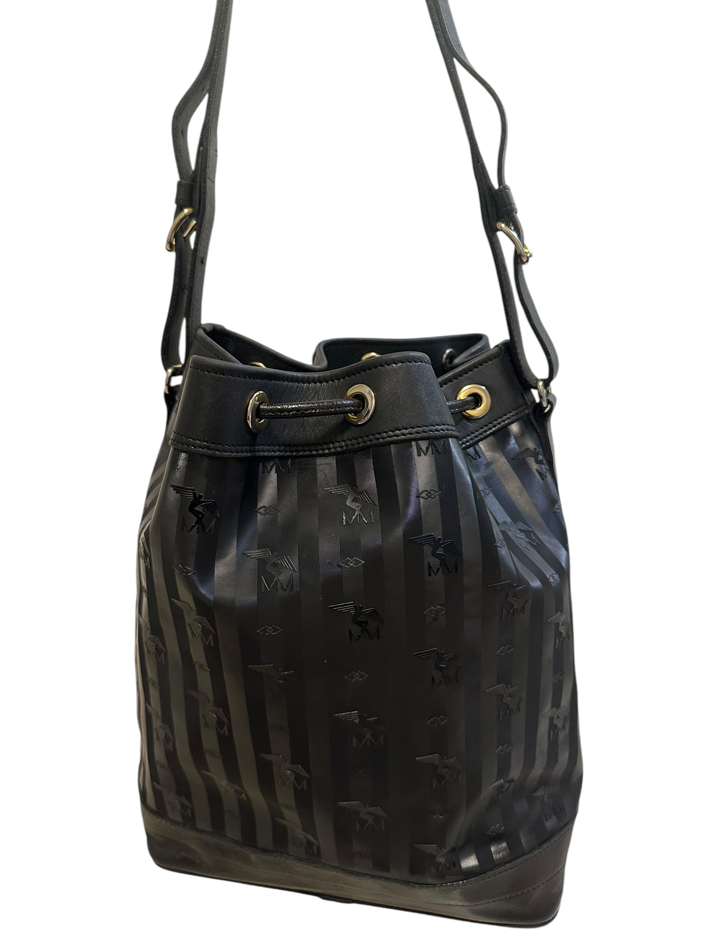 Maison Mollerus Vintage Bucketbag black