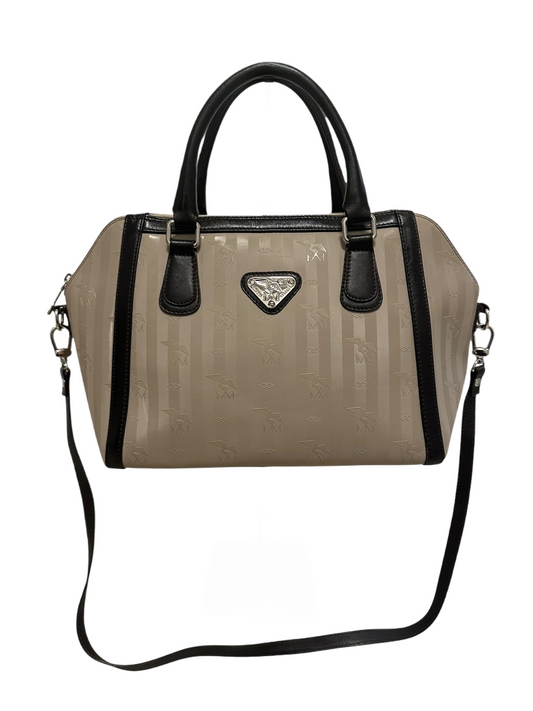 Maison Mollerus Einsiedeln taupe / black Handbag